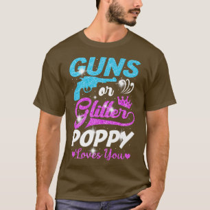 T-shirt Garçon Ou Fille Pink Ou Blue Poppy Vous Aime Genre