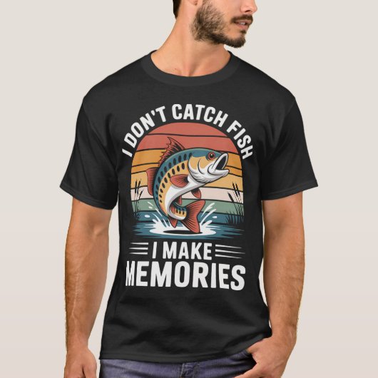 T-shirt Garçon pêchant (Devant)