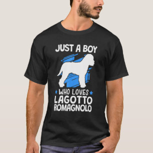 T-shirt Garçon qui aime Lagotto Romagnolo Truffle Chien La