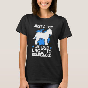 T-shirt Garçon qui aime Lagotto Romagnolo Truffle Chien La