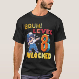 T-shirt Garçon qui fait le dab pour son 8ème anniversaire