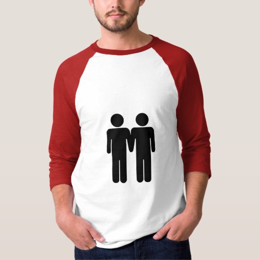 T-shirt Garçon + Raglan de base de douille de garçon 3/4 (Devant)