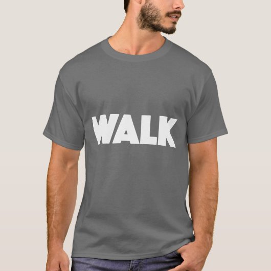 T-shirt Garçon style citation marche (Devant)