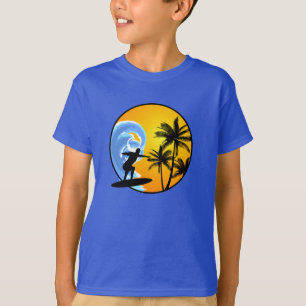 T-shirt Garçon surfeur