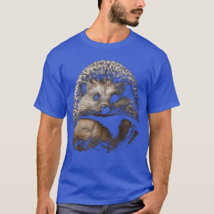 T-shirt Garçon thème artistique hérisson animal