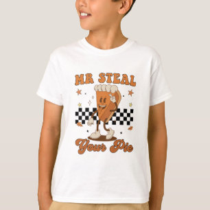 T-shirt Garçon tout-petit Thanksgiving M. Voler Votre Tart