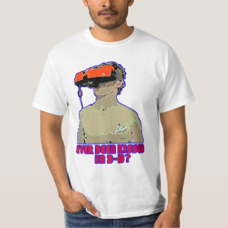 T-shirt garçon virtuel du baiser 3D