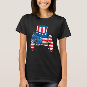 T-shirt Garçons 4 juillet jeu vidéo American Flag Uncle Sa