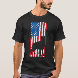 T-shirt Garçons Berger Allemand Enfants GSP Chien Patrioti