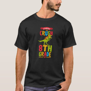 T-shirt Garçons Camion Monster Premier Jour De 8E Année Re