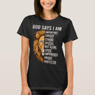 T-shirt Garçons chrétiens Dieu dit que je suis tout-petit