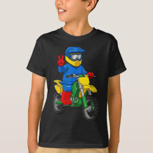 T-shirt Garçons constructeurs de motos drôles Jouets de bl