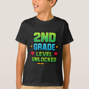 T-shirt Garçons de joueurs rentrent à l'école 2e année Pre