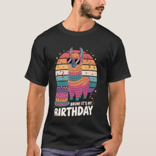 T-shirt Garçons de la famille Pinata Lama Fête Filles Bruh