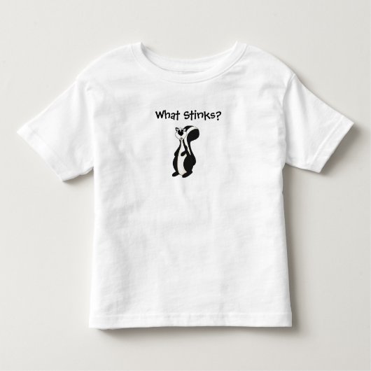 T-shirt Garçons de l'enfant Skunk What Stinks (Devant)