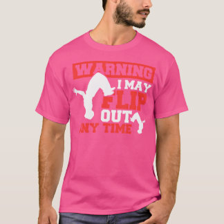 T-shirt Garçons de Parkour en Libre Course Flip Hommes
