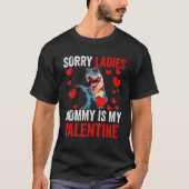T-shirt Garçons Désolé Mesdames Maman Est Valentine Day En (Devant)