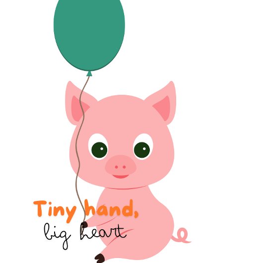 T-shirt Garçons Et Filles Ados Cochon mignon Graphique Imp