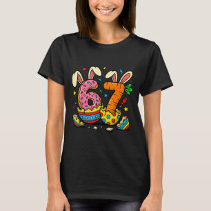 T-shirt Garçons Filles Pâques Œufs Lapin Drôle Six Sept 67