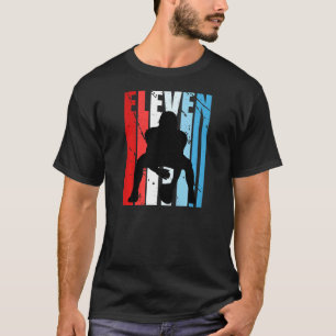 T-shirt Garçons Football américain 11e anniversaire Quarte