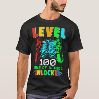 T-shirt Garçons joueurs de jeux vidéo 100e jour Enseignant