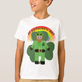 T-shirt Garçons Jour de la Saint Patrick Leprechaun (Devant)