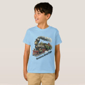 T-shirt Garçons Joyeuses Fêtes ajouter du texte (Devant entier)