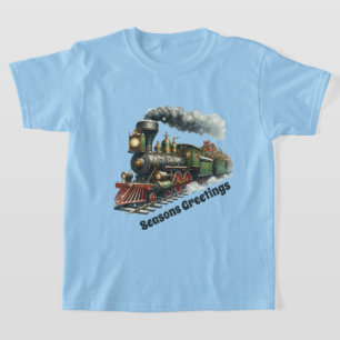 T-shirt Garçons Joyeuses Fêtes ajouter du texte