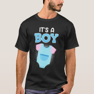 T-shirt Garçons maman enceinte de bébé garçon attendez mam
