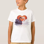 T-shirt Garçons Noirs Et Blancs (Devant)