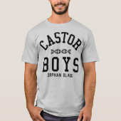 T-shirt Garçons noirs orphelins de roulette (Devant)