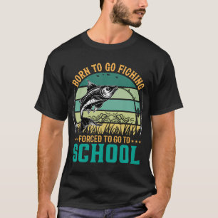 T-shirt Garçons pêchant Drapeau Américain, 4 Juillet, 4 Ju