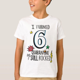 T-shirt Garçons Quarantine Birthday Shirt Kids Quarantine