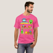 T-shirt Garçons tracteurs moissonneuses-batteuses (Devant entier)