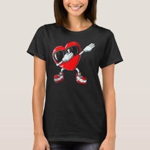 T-shirt Garçons Valentines Jour Enfants Dabbing Heart Love