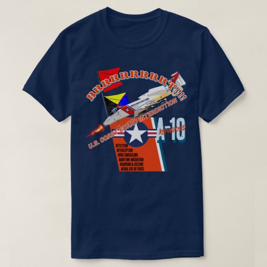 T-SHIRT GARDE CÔTIÈRE A-10 (Design devant)