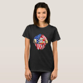 T-shirt Garde côtière Us Flat (Devant entier)