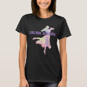 T-shirt Garde Couleur Avec Danse Spin (Devant)
