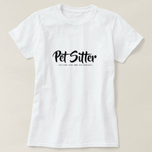T-shirt Garde d'animaux professionnelle - Les aimer, les g