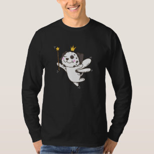 T-shirt Garde de chien dalmatien fée propriétaire d'animal