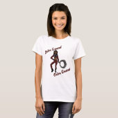 T-Shirt Garde de couleur bordeaux acier (Devant entier)