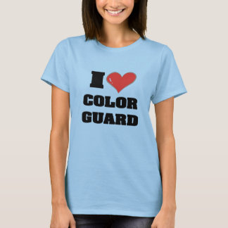 T-shirt Garde de couleur coeur
