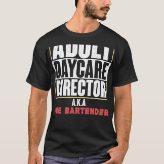 T-shirt Garde de jour du barman Jeu 4 adulte