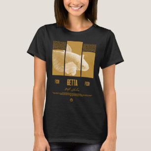 T-shirt Garde de poisson Betta Streetwear Moderne