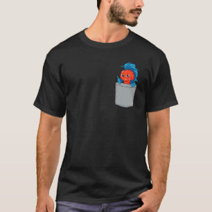 T-shirt Garde de poissons - Betta en poche - Combattant du