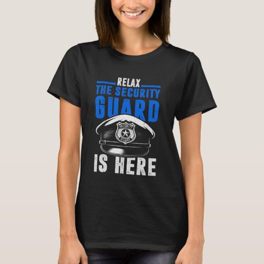 T-shirt Garde de sécurité amusant (Devant)