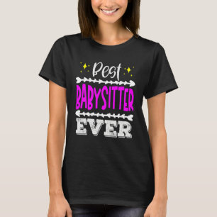 T-shirt Garde d'enfants Meilleure Babysitter