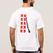 T-shirt Garde d'honneur verticale (Dos)