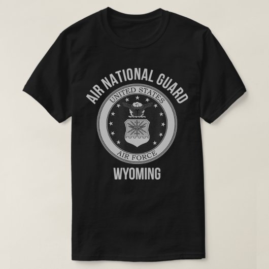 T-shirt Garde nationale aérienne du Wyoming (Design devant)