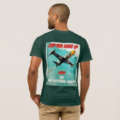 T-shirt Garde nationale d'air (Dos entier)